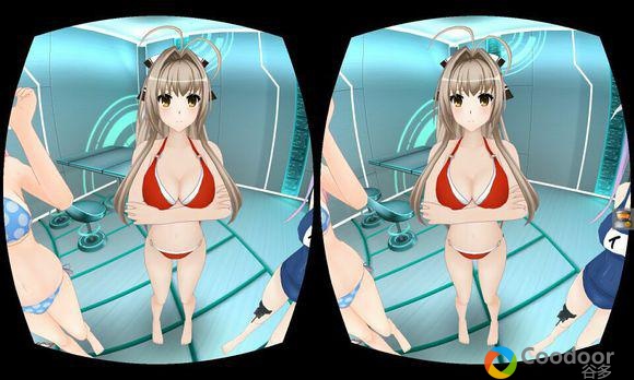 VR安卓游戏-虚拟3D大波妹子DEMO