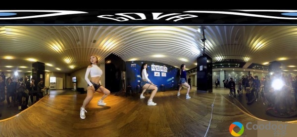 VR全景视频-韩国新秀少女组合Dimepiece舞蹈（B）