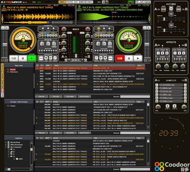 电脑软件-DJ Pro Mixer(3.6.5)绿色版