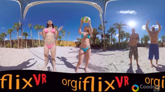 VR全景视频-辣眼睛的S型美女 高清